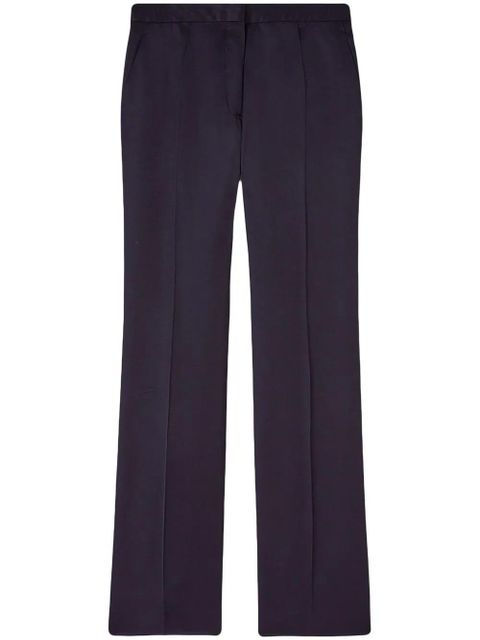 Jil Sander pressed-crease high-waisted trousers - Black - zdjęcie produktu nr 1