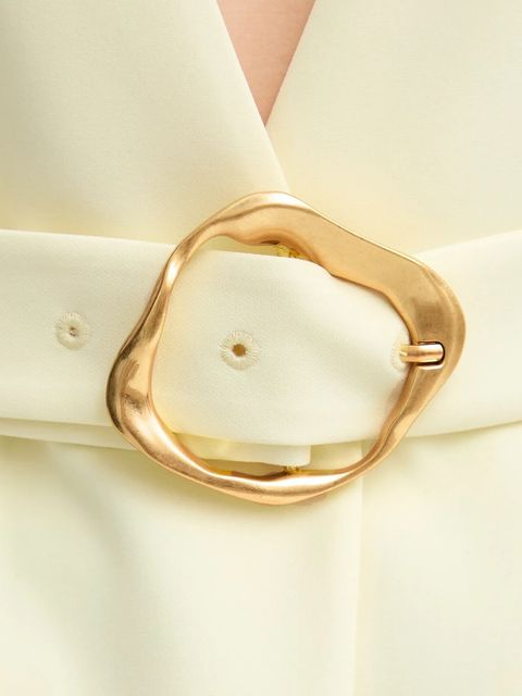 ISABELLE BLANCHE marynarka kolor żółty jednorzędowa gładka IS25SS-J040-T008