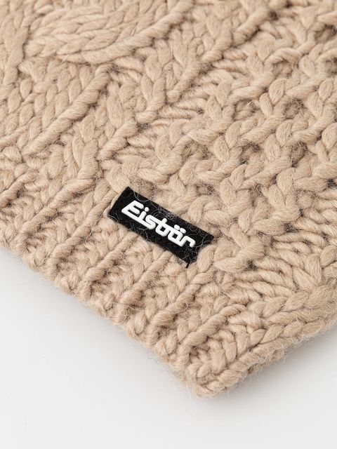 Eisbar czapka z dodatkiem wełny Afra MÜ kolor beżowy E75040
