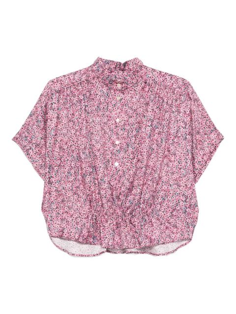 ISABEL MARANT Azalea floral buttoned shirt - Pink - zdjęcie produktu nr 1