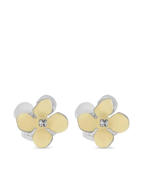 Marni floral-motif earrings - Silver - zdjęcie produktu nr 1
