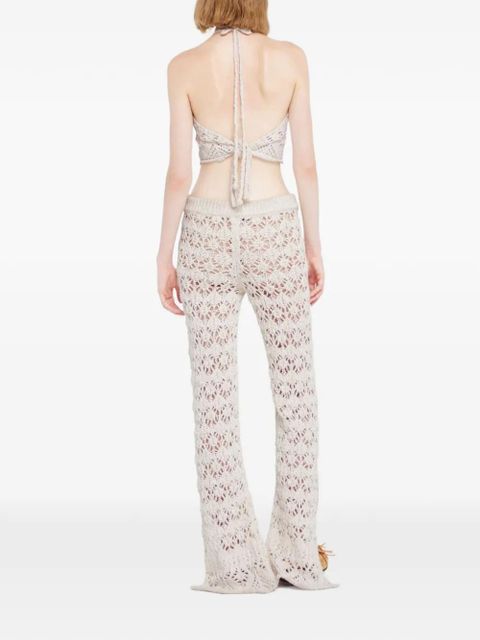 Alanui Lagoon Romance trousers - Neutrals