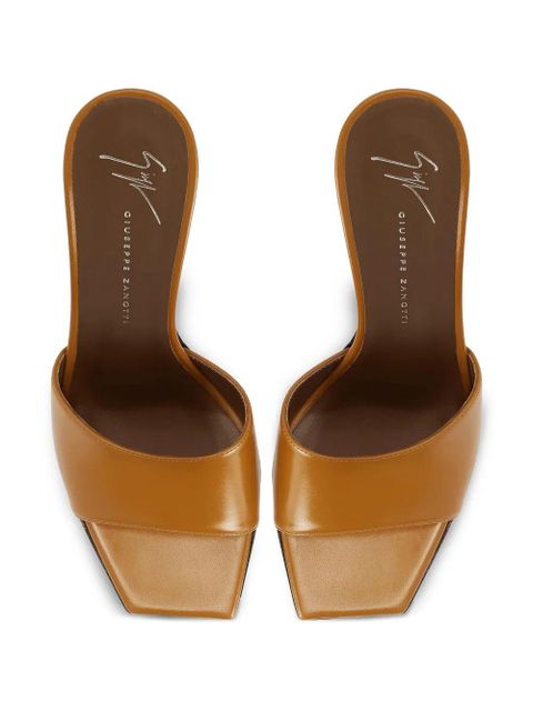 Giuseppe Zanotti 90mm Talia Mule sandals - Orange