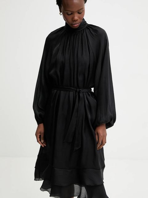 Answear.LAB sukienka kolor czarny mini rozkloszowana - zdjęcie produktu nr 1