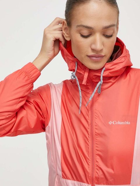 Columbia wiatrówka Lily Basin kolor czerwony 2034931