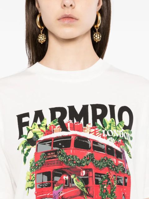 FARM Rio graphic-print T-shirt - White