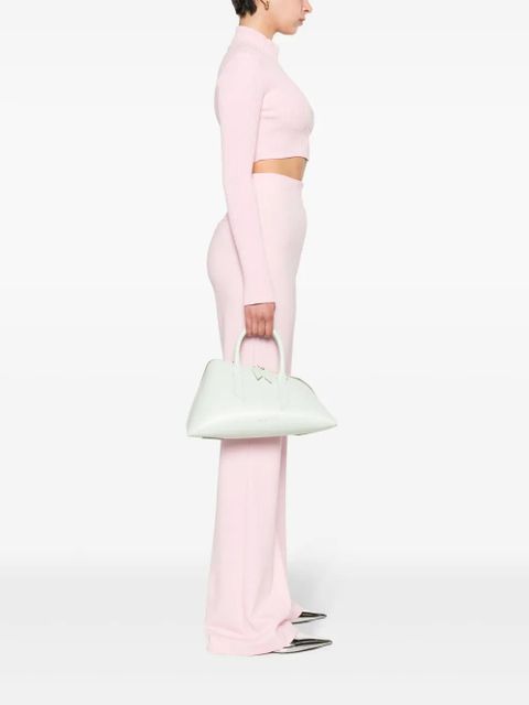 The Attico 24H leather tote bag - Green - zdjęcie produktu nr 2