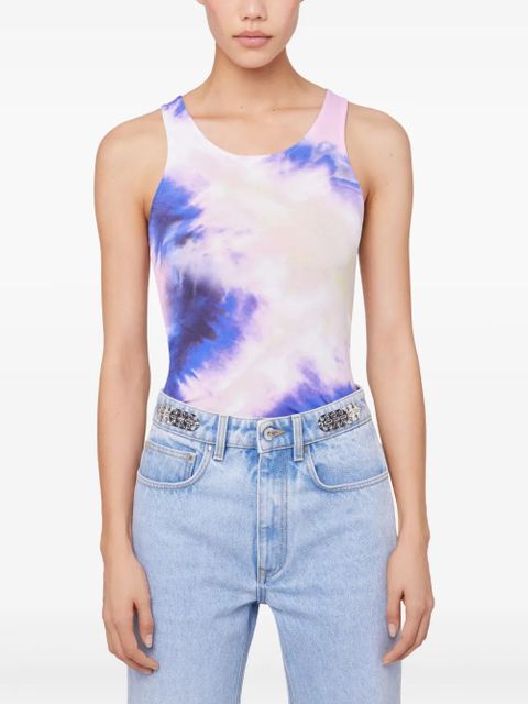 Rabanne tie-dye tank top - Purple