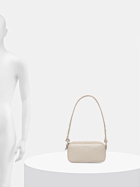 Tommy Jeans torebka kolor beżowy AW0AW17290