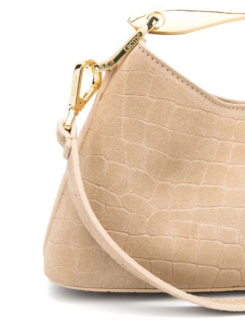 Elleme mini Boomerang croc-effect tote bag - Neutrals