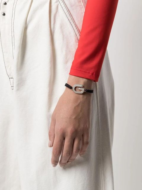 Givenchy logo-lettering bracelet - Silver - zdjęcie produktu nr 2