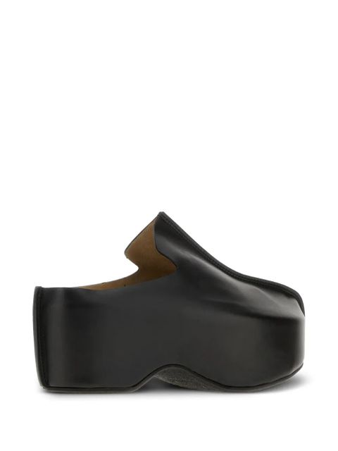 JW Anderson platform leather clogs - Black - zdjęcie produktu nr 2