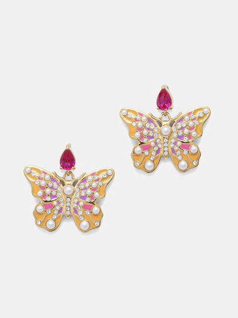 Guess kolczyki damskie ze stali nierdzewnej BORBOLETA - zdjęcie produktu nr 2