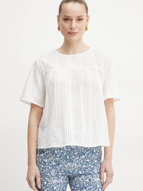 Weekend Max Mara bluzka bawełniana - zdjęcie produktu nr 1