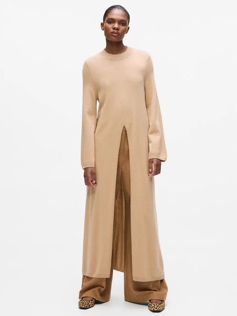 Karl Lagerfeld sweter z wełną damski kolor beżowy A4W18048 - zdjęcie produktu nr 1