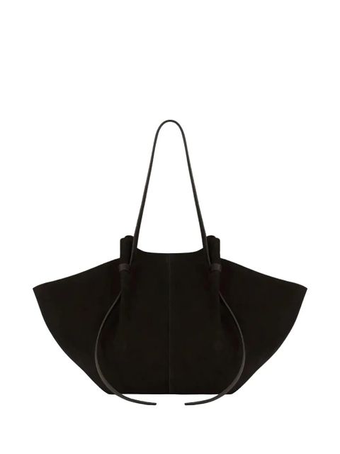 Yuzefi large Mochi suede shoulder bag - Black - zdjęcie produktu nr 1