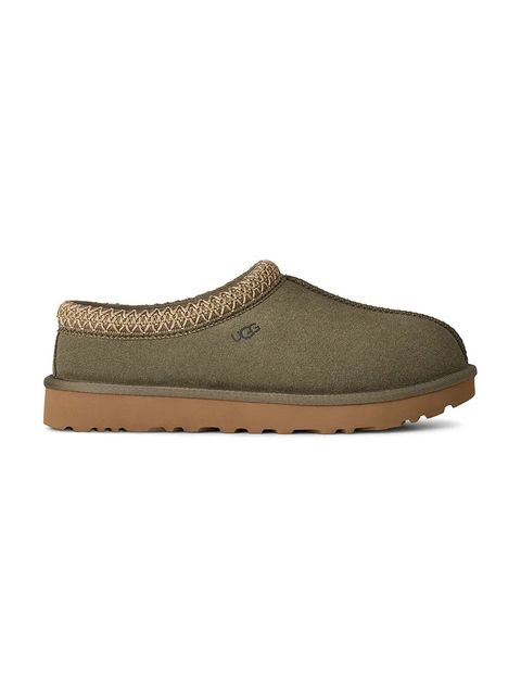 UGG kapcie zamszowe Tasman II kolor zielony 1174470.MSG - zdjęcie produktu nr 1