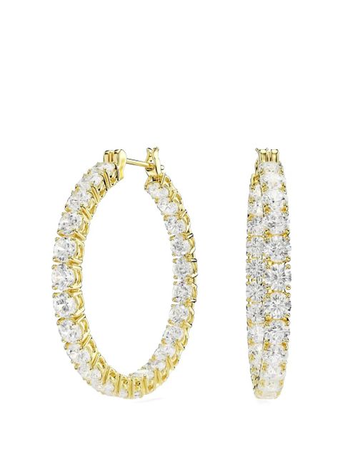 Swarovski Matrix hoop earrings - Gold - zdjęcie produktu nr 2