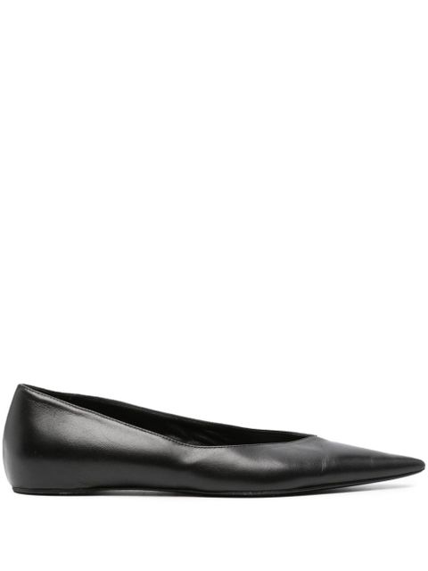TOTEME The Asymmetric ballerina shoes - Black - zdjęcie produktu nr 1