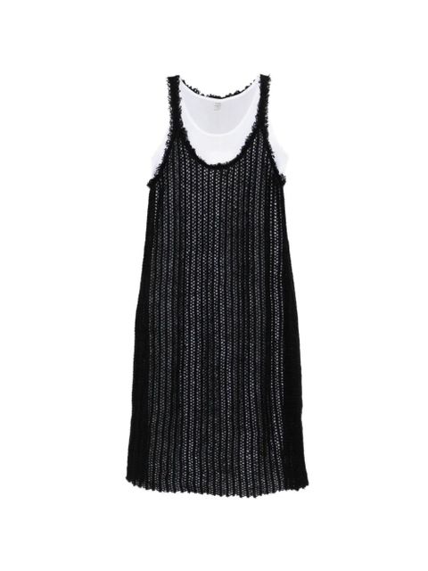 TOTEME mohair knit tank dress - Black - zdjęcie produktu nr 1