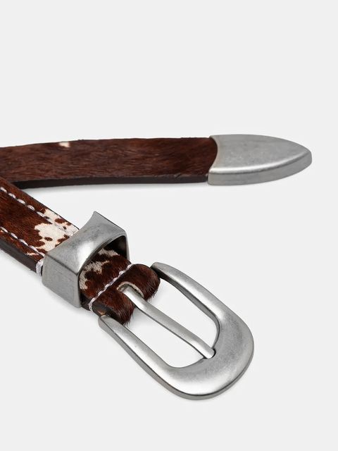 Answear.LAB pasek skórzany damski kolor brązowy - zdjęcie produktu nr 2