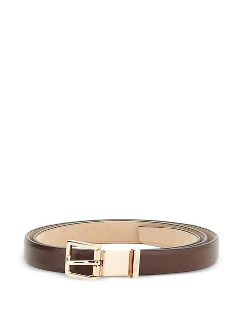 Max Mara gold-tone buckle belt - Brown - zdjęcie produktu nr 1