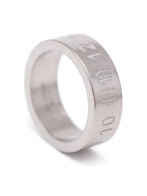 Maison Margiela Numerical engraved ring - Silver - zdjęcie produktu nr 2
