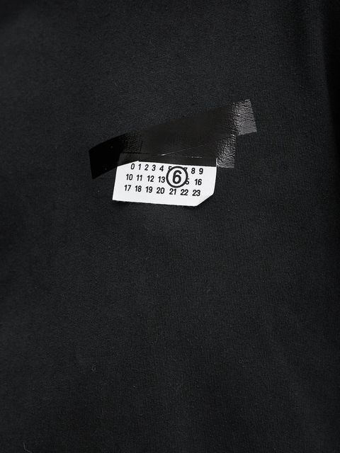 MM6 Maison Margiela bluza bawełniana damska kolor czarny z nadrukiem S62GU0143.M25024.899