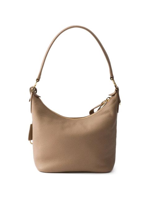 Prada leather shoulder bag - Neutrals