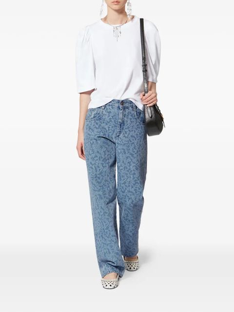 MARANT ÉTOILE Brinsa pattern straight jeans - Blue - zdjęcie produktu nr 2