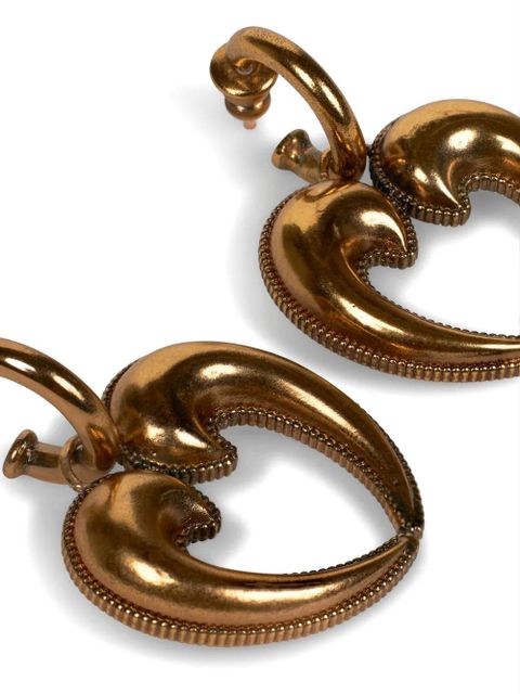 ETRO Heart drop earrings - Gold