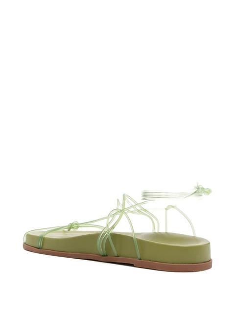FARM Rio spaghetti jelly sandals - Green