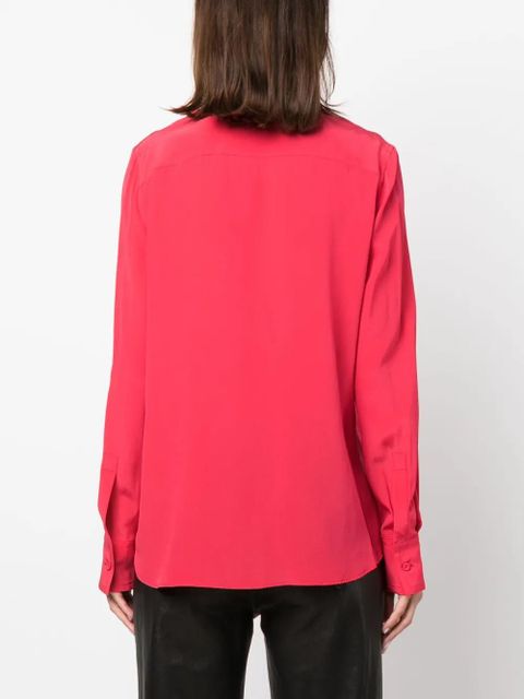 Lanvin button-down silk shirt - Pink
