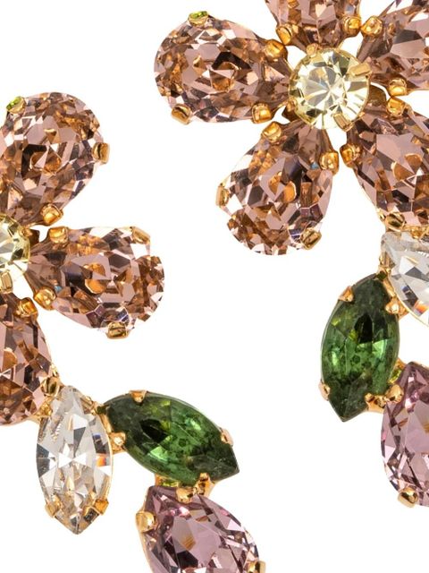 Jennifer Behr Odelia flower earrings - Gold