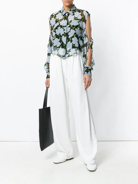 Off-White cropped shirt - Multicolour - zdjęcie produktu nr 2