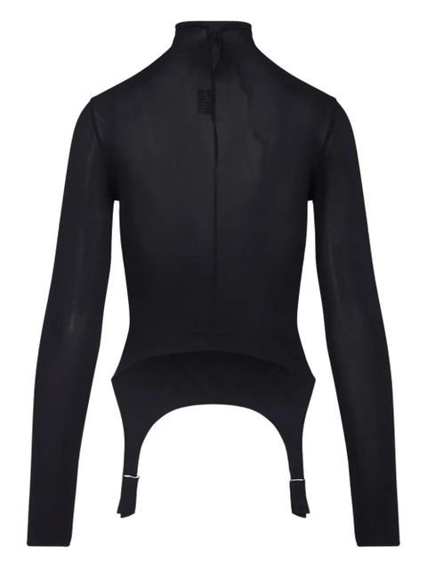 Jean Paul Gaultier Garter high-neck top - Blue - zdjęcie produktu nr 2