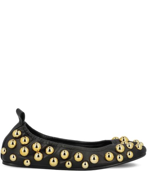 ISABEL MARANT stud-embellished ballet flats - Black - zdjęcie produktu nr 1