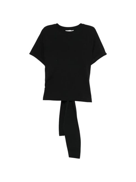 Ba&Sh cut-out tie-back T-shirt - Black - zdjęcie produktu nr 1