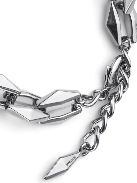 Jimmy Choo stud-design chain bracelet - Silver - zdjęcie produktu nr 2