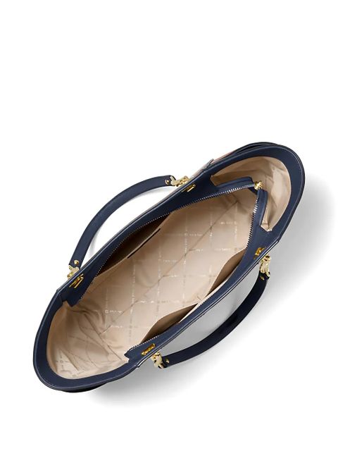 Michael Kors large Jet Set chain-link tote bag - Blue - zdjęcie produktu nr 2