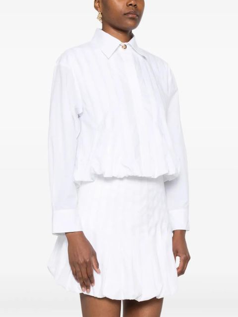 SANDRO cotton shirt - 10 BLANC