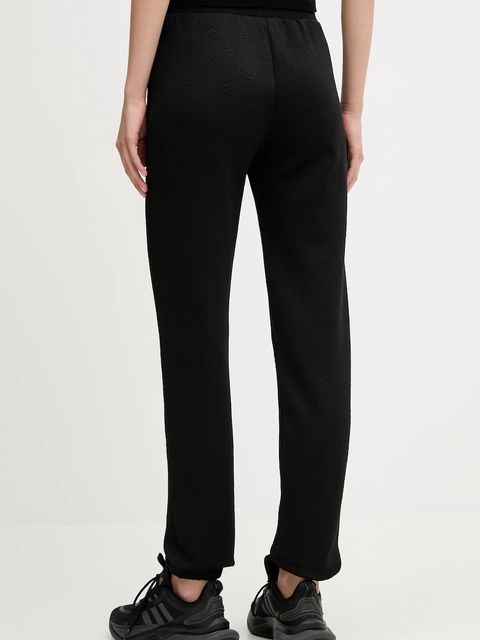 Guess spodnie dresowe PEONY damskie kolor czarny gładkie V5YB06 KBSL2 - zdjęcie produktu nr 2