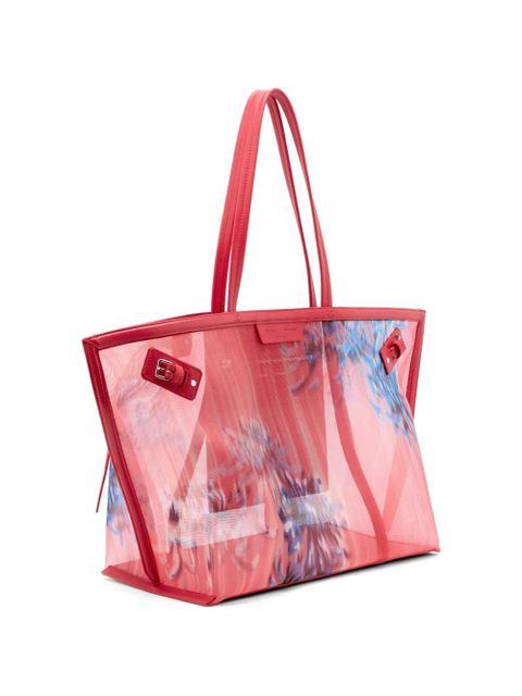 Proenza Schouler Days mesh tote bag - Red