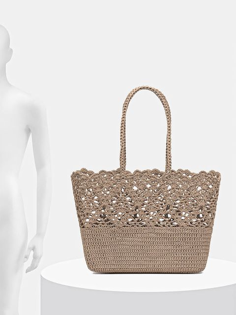 Answear.LAB kosz plażowy kolor brązowy