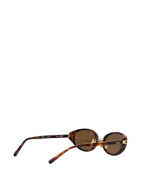 The Attico round-shape sunglasses - Brown - zdjęcie produktu nr 2