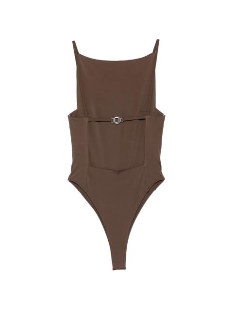 Jacquemus open-back swimsuit - Brown - zdjęcie produktu nr 2