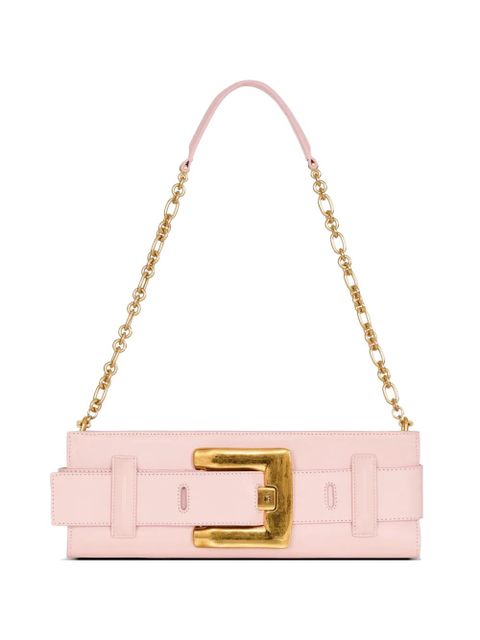 Balmain Anthem smooth leather clutch - Pink - zdjęcie produktu nr 1