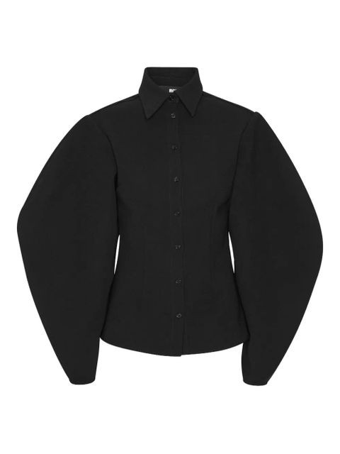 ROTATE BIRGER CHRISTENSEN balloon-sleeve shirt - Black - zdjęcie produktu nr 1