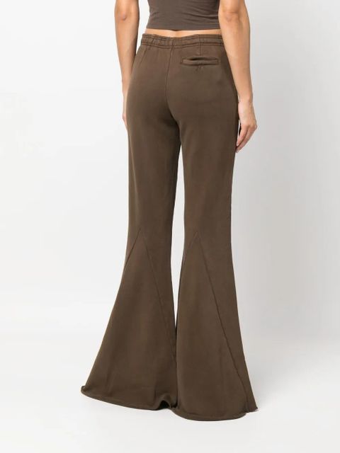 ENTIRE STUDIOS washed-effect flared trousers - Brown