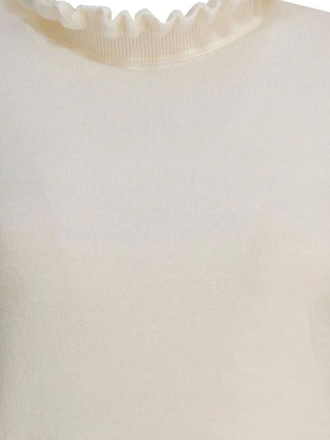 Alexander McQueen ruffled sweater - Neutrals - zdjęcie produktu nr 2